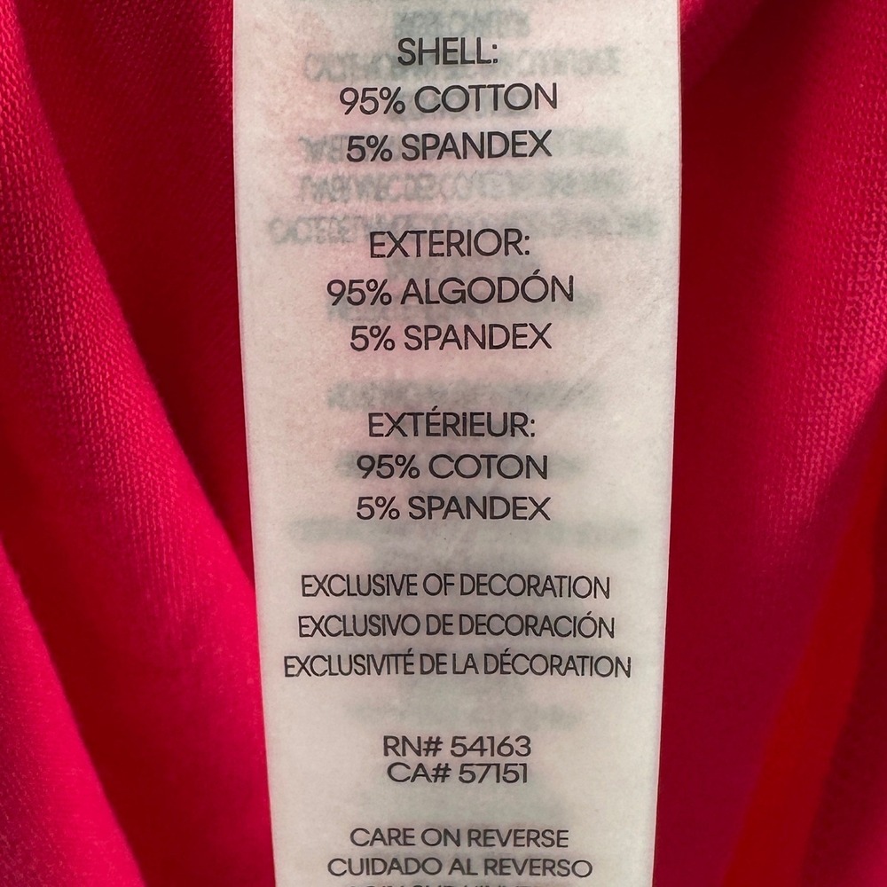 Calvin Klein T-Shirt Dress Womens M Hot Pink Solid Slim Fit Modern NWT CD9A1L64 - Picture 5 of 9